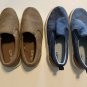 Old Navy Childrens Place casual slip on canvas shoes boys size 2 Set Of 2 Pairs