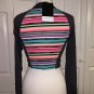 Oakley Long Sleeve Workout Crop Top Multi Color Exercise