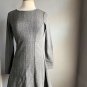 LILA ROSE Stretch Gray Scribble Dress Women’s Size Small (S) Size 4-6