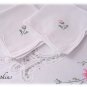 Stunning - Romantic - Cross Stitched Brussels Lace Tablecloth - Tea Cloth