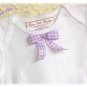 Vintage Hanky Baby Skirted Onesie - Butterflies -  Vintage Inspired Altered Couture