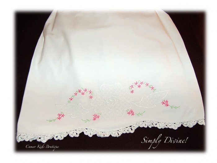 Caroline Vintage Pillowcase Dress Heirloom Dress for Little Girls