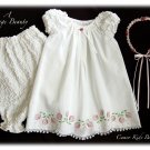 Abriella - Vintage Pillowcase Dress - Little Girls Heirloom Dress