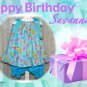 Special Request for Jamie Knestaut - Pillowcase Dress - Pantaloons - Birthday Cupcake Fabric