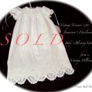 Infants Vintage Pillowcase Christening Dress - Blessing Gown - Baptism Gown