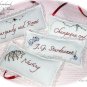 Special Request for Laura - 4 Lavender Sachet Gifts - Handmade - Hand Embroidered
