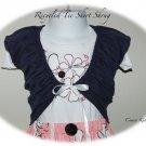 Custom Order  for Ms. Lee - Custom Recycled Tee Shirt Shrug - Altered Couture