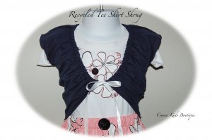 Custom Order  for Ms. Lee - Custom Recycled Tee Shirt Shrug - Altered Couture