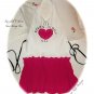 Recycled T-Shirt Apron for Little Girls - Altered Couture - Lil Apronology Gal