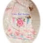 Sweet Little Girls Vintage Inspired Purse - Rose Foral - Vintage Pink Lace