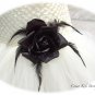 Elegant - Cream and Black - Toddler Tutu Dress - Wedding Tutu - Matching Headband