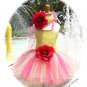 Strawberry Lemonade Toddler Tutu Dress - Flower Headband – Birthday – Parties – Princess Party