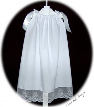 Custom Order for Leigh Clay Only - 2 Wedding Pillowcase Dresses and Lace