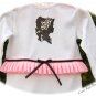 Lady Emily Altered Pink Ruffle Onesie - Vintage Inspired Altered Couture