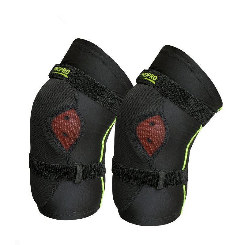 Black Ski KUPRO Fabric Single/Double Board Ice Snow Longboard Sports Soft Knee Pads For Adults