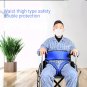 Waist Thigh Wheelchair Safety Belt Harness Non-Slip Seat Restraint Strap Protective Elder Patient