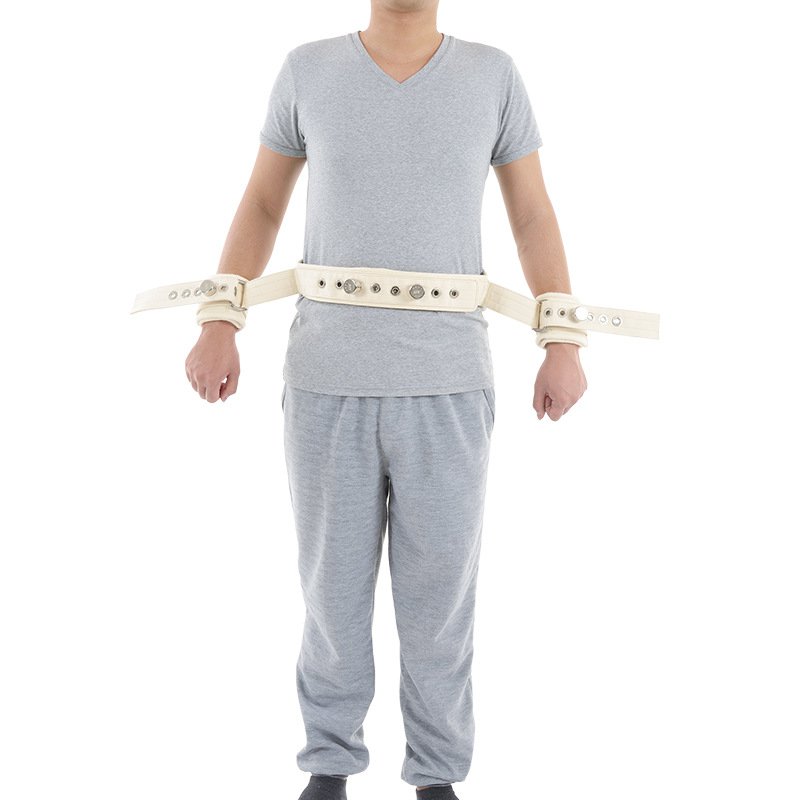 Magnetic Buckle Restraint Belt Standing Waist/Abdomen For Manic Patient Safe Protection Firm Bandage