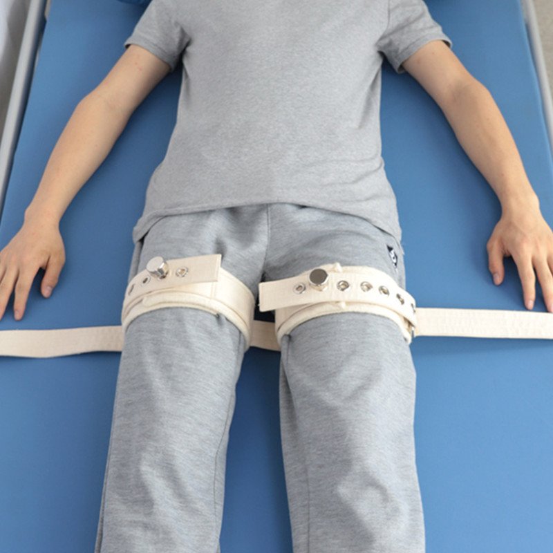 Limb Restraint Belt Magnetic Buckle For Thigh To Bind Agitated Patients Hospital Psychiatric Person
