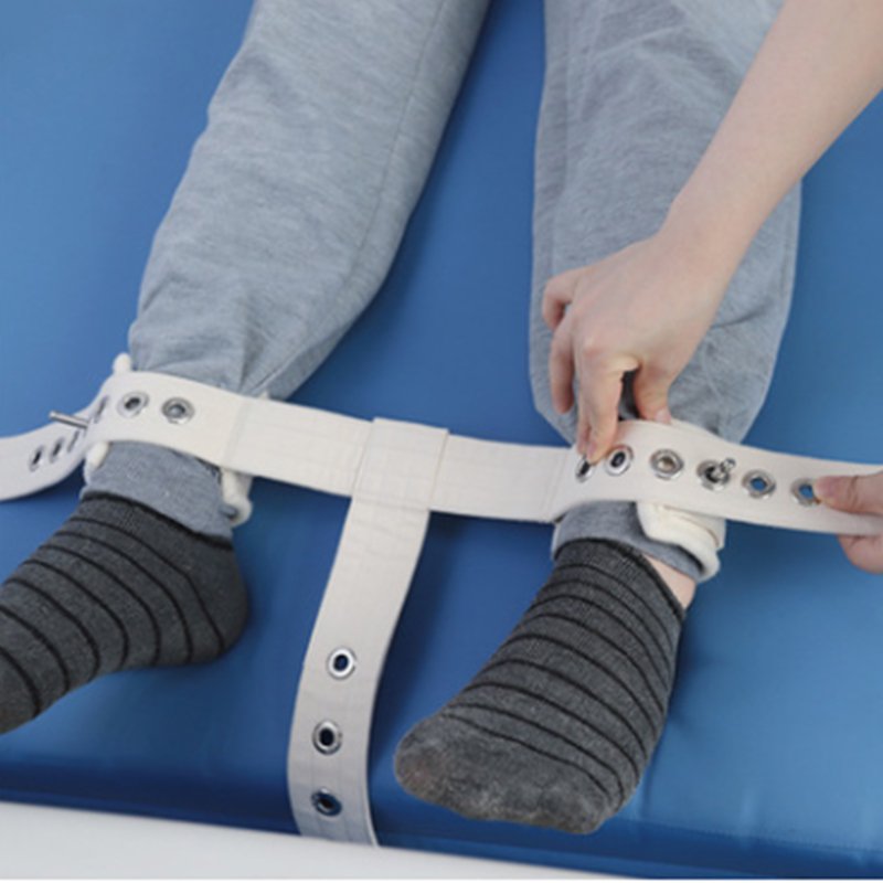 T-Shaped 2 Feet Magnetic Restraint Belt For Binding Bed Safe Firm Fixed To Psychiatric Nursing
