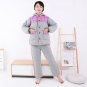 Female Cotton Patient Gown Nursing Clothes Easy To Wear/Take Off Three-Layer Quilted For Health Care