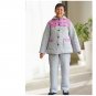 Female Cotton Patient Gown Nursing Clothes Easy To Wear/Take Off Three-Layer Quilted For Health Care