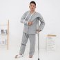 Men Spring/Autumn Patient Gowns Easy To Take Off With Zipper/Paste For Leg Fracture Postoperative