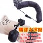 Lumbar Pad Pillow Soft Comfortable Cylindrical Cushion Support Circle Black For Sleeping Sitting