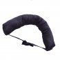 Lumbar Pad Pillow Soft Cylindrical Cushion Support Circle Black For Sleeping/Wheelchair Sitting