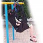 Oxford Cloth Electric Lift Transfer Machine Mobile Sling With Convenient Toileting Hole For Elderly