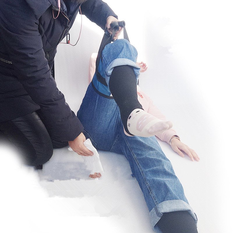 Paralyzed Bedridden Elderly Lift Leg Stroke Recovery Changing Diaper Move Belt For Rehabilitation