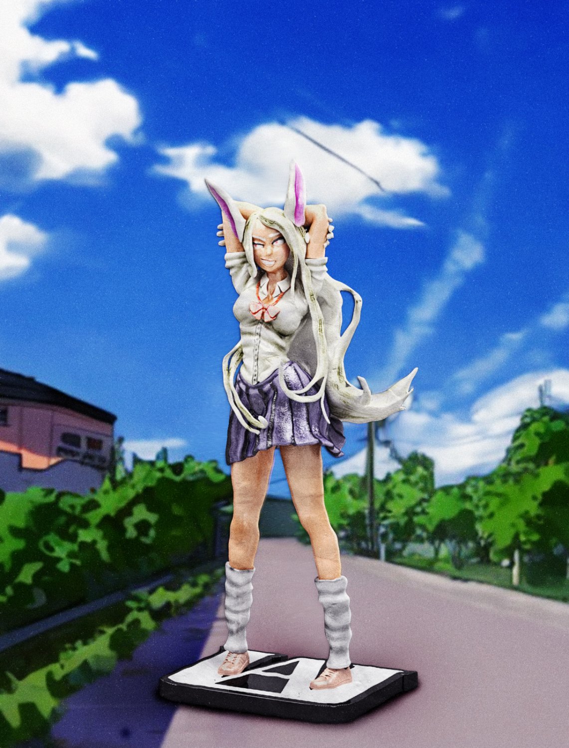 Custom statue toy figure figurine Rumi Usagiyama My Hero Academia