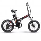 20 inch electric folding bicycle snow beach fat tire electric assist bicycle