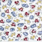 FARMS ANIMALS SHEEP- DUCKS and MORE on COTTON RIB KNIT