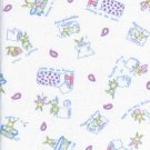 RABBITS GOTO BED- PILLOW FIGHT ON COTTON RIB KNIT