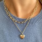 Vintage Necklace on Neck Gold Chain Women's Jewelry Layered Accessories