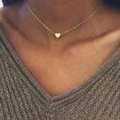 Vintage Necklace on Neck Gold Chain Women's Jewelry Layered Accessories