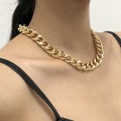 Vintage Necklace on Neck Gold Chain Women's Jewelry Layered Accessories