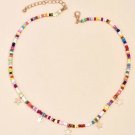 Bohemian Vintage Colorful Necklace Beads Chain Tassel Star Pendant Fashion