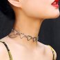 Kpop Vintage Harajuku Goth Metal Heart Neck Chains Choker Grunge Necklaces For Women