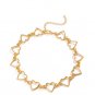 Kpop Vintage Harajuku Goth Metal Heart Neck Chains Choker Grunge Necklaces For Women