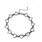 Kpop Vintage Harajuku Goth Metal Heart Neck Chains Choker Grunge Necklaces For Women