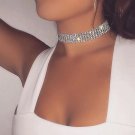 NEW Crystal Rhinestone Choker Necklace Women Wedding