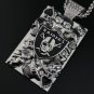 oakland raiders necklace