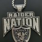 oakland raiders necklace