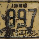 1966 North Carolina license plate C 8975