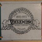 Valdese North Carolina one hundred years booster license plate 1893-19