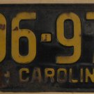 1950 North Carolina license plate 306 976