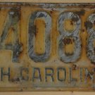 1942 North Carolina license plate CA 40880
