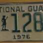 NOS 1976 North Carolina National Guard license plate 1281   new old st