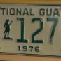 NOS 1976 North Carolina National Guard license plate 1279 new old st